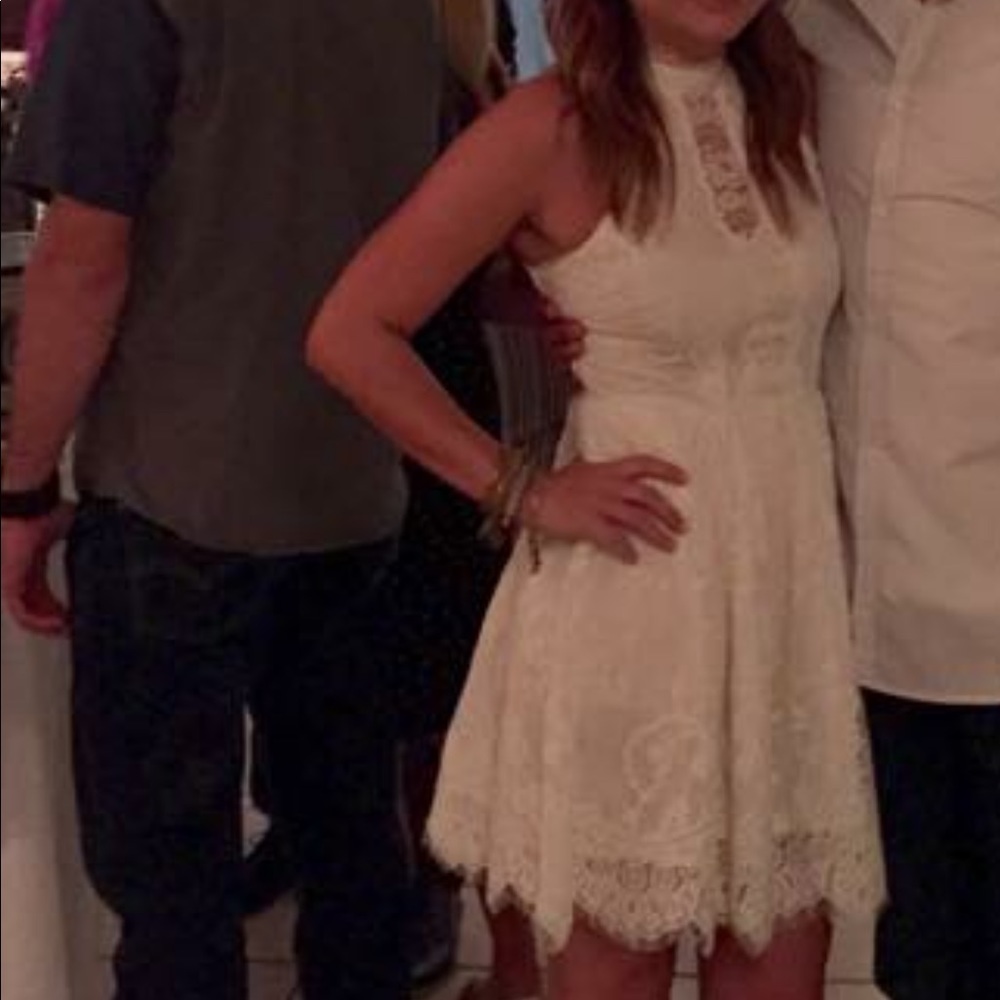 Free People lace white dress